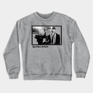 David Lynch behind the camera, circa 1980 Crewneck Sweatshirt